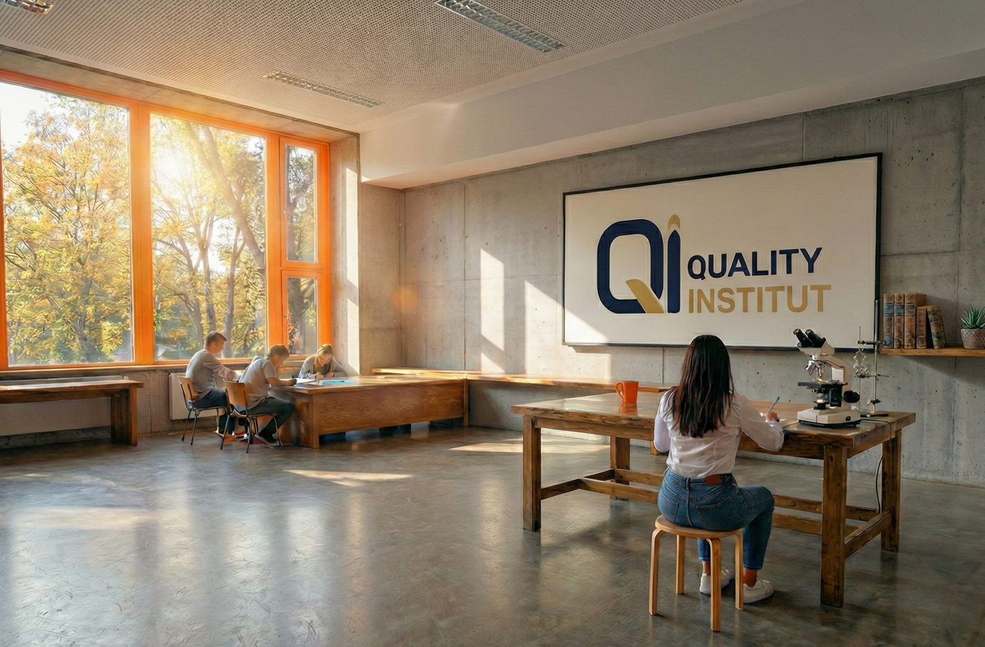 Personnes suivant un cours chez quality institute